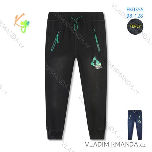 Children's boy's jeans trousers (98-128) KUGO QK0279