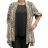Cardigan Slim 3/4 Long Sleeve Women's Plus Size (48/50/52 ONE SIZE) ITALIAN FASHION IMD24405