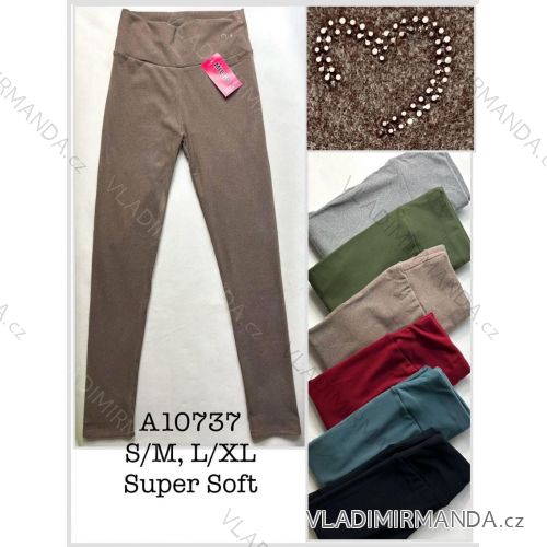 Women's long cotton leggings (S/M-2XL/3XL) MIEGO MIE232283