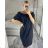 Women's Summer Lace Short Sleeve Dress (S/M ONE SIZE) ITALIAN FASHION IM423271/DU