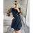 Summer muslin carmen dress for women (48/52 ONE SIZE) ITALIAN FASHION IM424294