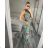 Women's icecool sleeveless summer dress (M/L, XL/2XL) AINUOSI ITALIAN FASHION IMB23XJ-1110 -   dark blue -   M / L