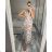 Women's icecool sleeveless summer dress (M/L, XL/2XL) AINUOSI ITALIAN FASHION IMB23XJ-1110 -   dark blue -   M / L