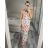 Women's icecool sleeveless summer dress (M/L, XL/2XL) AINUOSI ITALIAN FASHION IMB23XJ-1110 -   dark blue -   M / L