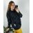 Women's elegant party long sleeve dress (S/M ONE SIZE) ITALIAN FASHION IM322282