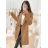 Long women's fleece coat (SML-XL) ITALIAN FASHION IMD211106 -   wine -   M / L