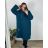 Women's Long Sleeve Alpaca Coat (S/M/L ONE SIZE) ITALIAN FASHION IMWCW23010