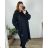 Women's Long Sleeve Alpaca Coat (S/M/L ONE SIZE) ITALIAN FASHION IMWCW23010