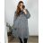 Women's Long Sleeve Alpaca Coat (S/M/L ONE SIZE) ITALIAN FASHION IMWCW23010