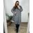 Women's Long Sleeve Alpaca Coat (S/M/L ONE SIZE) ITALIAN FASHION IMWCW23010