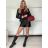 Women's leather shorts shorts (S-2XL) ITALIAN FASHION IMWAA241102