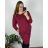 Women's Summer Cotton Short Sleeve Dress (S/M ONE SIZE) ITALIAN FASHION IM722253 2XL/3XL black