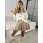 Women's summer denim skirt (S-XL) ITALIAN FASHION IMWA222547 -   beige -   XL