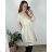 Shirt extended 3/4 long sleeve women's (L/XL/2XL ONE SIZE) ITALIAN FASHION IM423025 52/54 wine