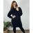 Dress with 3/4-sleeve ladies pocket (uni sl) ITALIAN Fashion IM3181746 44/46 black