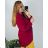 Women's Plus Size Oversized Long Sleeve Hooded Sweatshirt (52/54/56 ONE SIZE) ITALIAN FASHION IMD24424