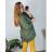 Women's Plus Size Long Sleeve Hoodie (52/54/56 ONE SIZE) ITALIAN FASHION IMD24LUISA