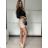 Women's leatherette skirt with shorts (S-XL) ITALIAN FASHION IMWAA241024