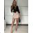 Women's leatherette skirt with shorts (S-XL) ITALIAN FASHION IMWAA241024