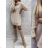 Women's Plus Size Warm Knitted Long Sleeve Dress (52/54/56 ONE SIZE) ITALIAN FASHION IM424637