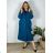 Women's Plus Size Long Sleeve Coat (3XL/4XL ONE SIZE) ITALIAN FASHION IMWQ233045 black 3xl / 4xl