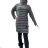 Women's Long Sleeve Hooded Sweatshirt Dress (S/M ONE SIZE) ITALIAN FASHION IMC22685