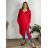 Zippered extended sweatshirt dress long sleeve women (uni m / xl) ITALIAN FASHION IM520351