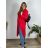 Zippered extended sweatshirt dress long sleeve women (uni m / xl) ITALIAN FASHION IM520351