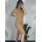 Women's Oversize Long Sleeve Sweater (S/M ONE SIZE) ITALIAN FASHION IMWCA23DH2302 S/M Dark beige