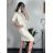Women's Oversize Long Sleeve Sweater (S/M ONE SIZE) ITALIAN FASHION IMWCA23DH2302 S/M Dark beige
