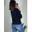 Women's knitted turtleneck long sleeve sweater (S / M ONE SIZE) ITALIAN FASHION IMWT21264 XL/2XL light grey