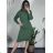 Women's ribbed summer dress with straps (S/ML/XL ONE SIZE) MB2123Z220 béžová S/M