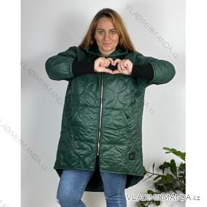 Women's Plus Size Hooded Jacket (XL/2XL ONE SIZE) ITALIAN FASHION IM422684