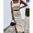 Women's long skirt and strappy top set (S/M ONE SIZE) ITALIAN FASHION IMPLP2350870070 -   beige -   S / M