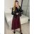 Women's Long Chiffon Short Sleeve Dress (S/M ONE SIZE) ITALIAN FASHION IMWGS231048