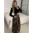 Women's Long Chiffon Short Sleeve Dress (S/M ONE SIZE) ITALIAN FASHION IMWGS231048