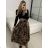 Women's Long Chiffon Short Sleeve Dress (S/M ONE SIZE) ITALIAN FASHION IMWGS231048