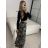 Women's Long Chiffon Short Sleeve Dress (S/M ONE SIZE) ITALIAN FASHION IMWGS231048