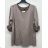 Women's Oversize Short Sleeve Tunic (S/M ONE SIZE) ITALIAN FASHION IMPSH2322161