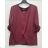 Women's Oversize Short Sleeve Tunic (S/M ONE SIZE) ITALIAN FASHION IMPSH2322161