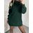 Women's Plus Size Long Sleeve Zipper Warm Long Sleeve Hoodie (2XL/3XL/4XL ONE SIZE) ITALIAN FASHION IMD23743