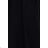 575-1 Unique dress with longer back - black