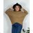Women's oversize sweater with print (M / L ONE SIZE) ITALIAN FASHION IMB22KELLY 56/58 Brown