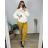 Plus Size Women's Long Stretch Pants (XL/2XL ONE SIZE) ITALIAN FASHION IMC22810 XL/2XL grey