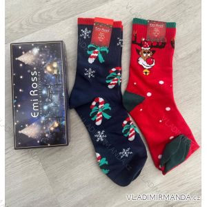 Socks in a gift box Christmas motif (39/43) ECC-1981MC-2/DR