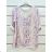 Women's Oversize Short Sleeve Tunic (S/M ONE SIZE) ITALIAN FASHION IMPSH2322161