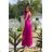 Women's strapless tulle party dress (S/M/L ONE SIZE) ITALIAN FASHION IM923001 fialová purpurová 34