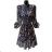 Women's Long Sleeve Summer Dress (S/M ONE SIZE) ITALIAN FASHION IMPES238990 dark blue S / M