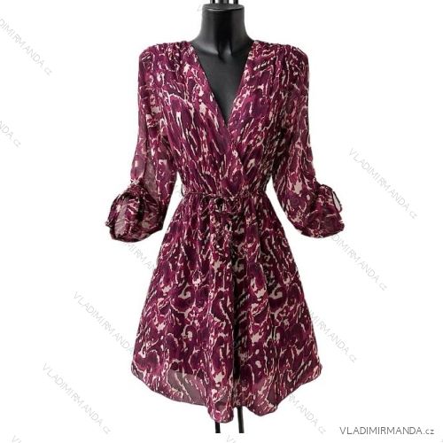 Women's Long Sleeve Summer Dress (S/M ONE SIZE) ITALIAN FASHION IMPES238990