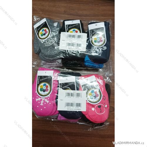Gloves mittens children's boys and girls (1-3 let) ECHT ECHT23MS066